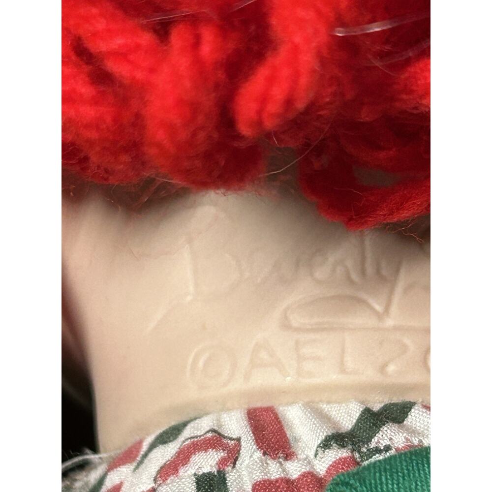 Beverly Stoehr Raggedy Andy Elf Doll Signed Stamped 2003 Porcelain 23" Amputee - Picture 12 of 16